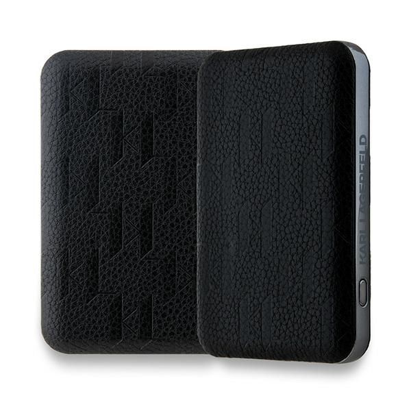 Muu telefoni lisavarustus Karl Lagerfeld Karl Lagerfeld Powerbank inductive KLPB5FPGKSKIHK 16W 5000mAh black/black Karl Head Pin MagSafe