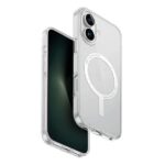 Kitas telefono priedas UNIQ  Uniq Clario iPhone 16 6.1" Magclick Charging case transparent/lucent clear 
