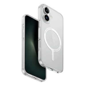 Kitas telefono priedas UNIQ  Uniq Clario iPhone 16 Plus 6.7" Magclick Charging case transparent/lucent clear 