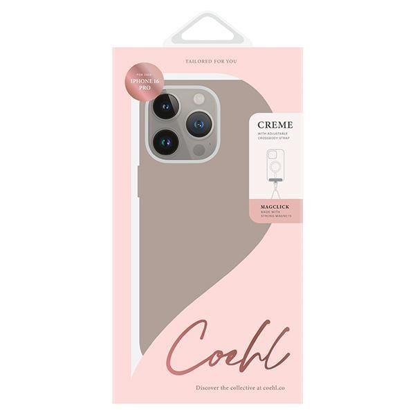 Other Phone Accessory UNIQ Uniq Coehl Creme iPhone 16 Pro 6.3" Magnetic Charging case gray/taupe gray