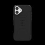 Kitas telefono priedas UAG  UAG Civilian Magsafe iPhone 16 Plus Case - Black 