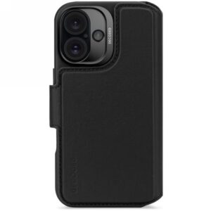 Other Phone Accessory Decoded  Decoded Leather Detachable Wallet MagSafe Case with Wallet for iPhone 16 - Black 
