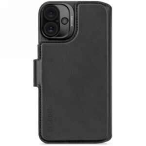 Other Phone Accessory Decoded  Decoded Leather Detachable Wallet MagSafe Case with Wallet for iPhone 16 Plus - Black 