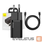 Адаптер Baseus  Baseus Super Si Quick Charger 1C 20W with USB-C cable for Lightning 1m (black) 