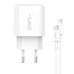 Адаптер Foneng  Fast charger Foneng 1x USB EU40 + USB C to Lightning cable 