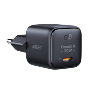 Adapteris Aukey  Wall Charger Aukey PA-B1L,USB-C, 30W (black) 