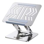 Cits mobilo telefonu aksesuārs Wozinsky  Laptop stand Wozinsky WRS-CPY84SS aluminum + Free! smartphone stand - silver 