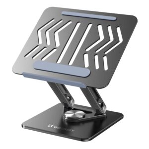 Other Phone Accessory Wozinsky  Laptop stand Wozinsky WRS-CPY84SB 360 aluminum + Free! smartphone stand - black 