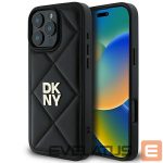 Other Phone Accessory DKNY  DKNY Quilted Stack Logo iPhone 16 Pro Case - Black 