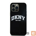 Other Phone Accessory DKNY  DKNY Silicone White Printed Logo MagSafe iPhone 16 Pro Case - Black 