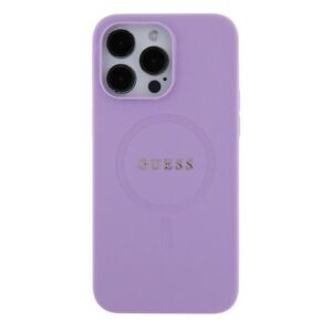 Cits mobilo telefonu aksesuārs Guess  Guess Saffiano MagSafe iPhone 16 Case - Purple 