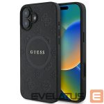 Other Phone Accessory Guess  Guess Saffiano Peony Classic Logo MagSafe case for iPhone 16 - black