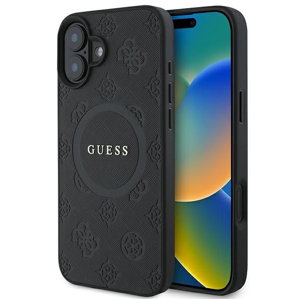 Muu telefoni lisavarustus Guess Guess Saffiano Peony Classic Logo MagSafe case for iPhone 16 - black