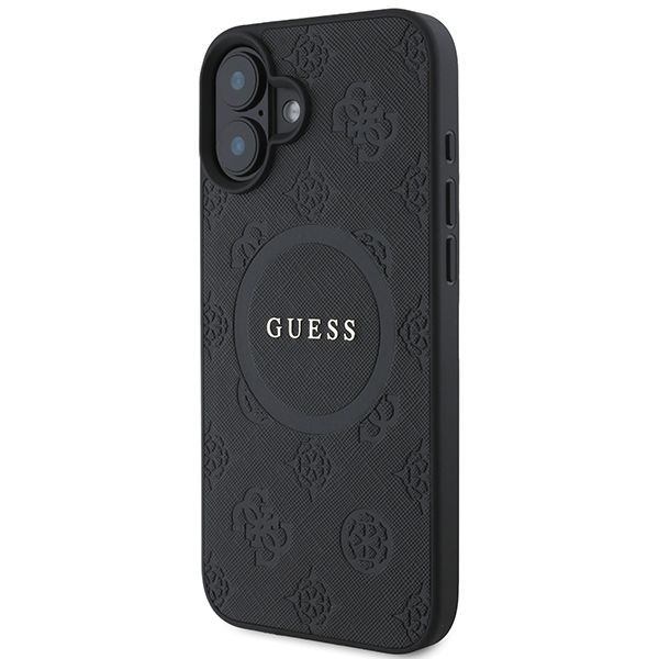 Muu telefoni lisavarustus Guess Guess Saffiano Peony Classic Logo MagSafe case for iPhone 16 - black