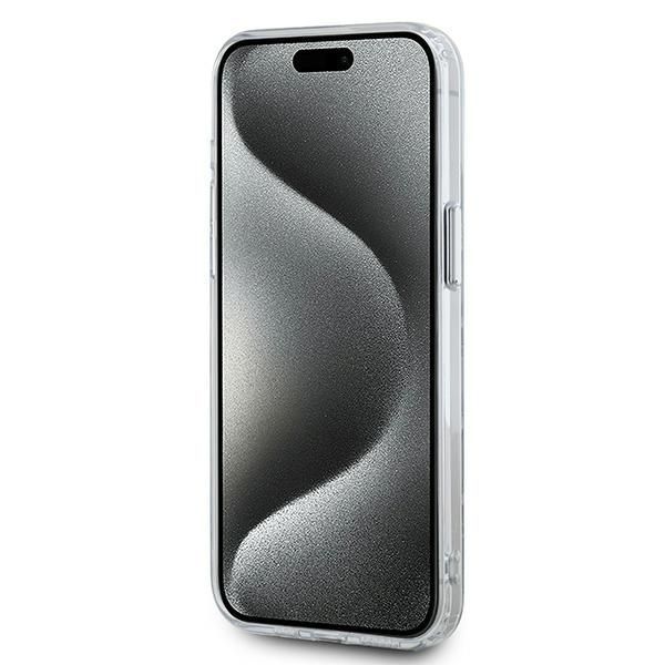 Muu telefoni lisavarustus Karl Lagerfeld Karl Lagerfeld IML Monogram Karl & Choupette Head MagSafe iPhone 15 Pro Case - Clear
