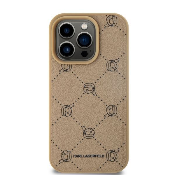 Muu telefoni lisavarustus Karl Lagerfeld Karl Lagerfeld Magsafe Karl Head Case for iPhone 15 Pro Max - Beige