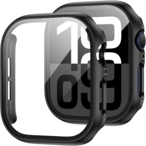 Other Phone Accessory Tech-Protect  Tech-Protect Defense360 Tempered Glass Case for Apple Watch 10 (46mm) - Black 