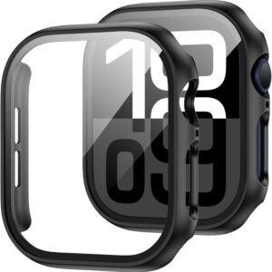 Other Phone Accessory Tech-Protect  Tech-Protect Defense360 Tempered Glass Case for Apple Watch 10 (46mm) - Black 