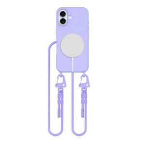 Other Phone Accessory Tech-Protect  Tech-Protect MagNecklace MagSafe Case with Lanyard for iPhone 16 - Purple 