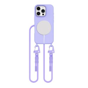 Other Phone Accessory Tech-Protect  Tech-Protect MagNecklace MagSafe Case with Lanyard for iPhone 16 Pro - Purple 