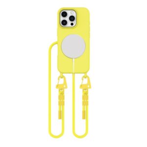Other Phone Accessory Tech-Protect  Tech-Protect MagNecklace MagSafe Case with Lanyard for iPhone 16 Pro Max - Yellow 
