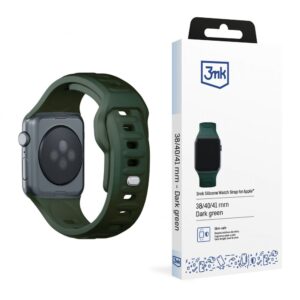Other Phone Accessory 3MK  38/40/41 mm Dark Green - 3mk Silicone Watch Strap for Apple 