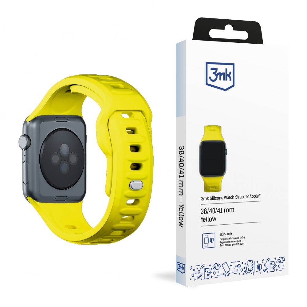 Other Phone Accessory 3MK 38/40/41 mm Yellow - 3mk Silicone Watch Strap for Apple