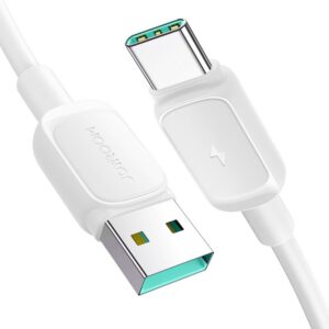 Kabelis Joyroom  Joyroom Multi-Color Series A14 USB-A / USB-C 3A Cable 1.2m - White 