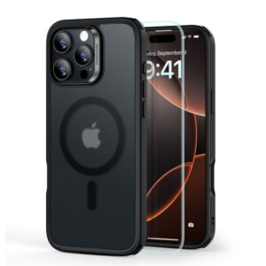 Cits mobilo telefonu aksesuārs ESR  ESR CLASSIC HYBRID HALOLOCK MAGSAFE & TEMPERED GLASS IPHONE 16 PRO MAX FROSTED BLACK 