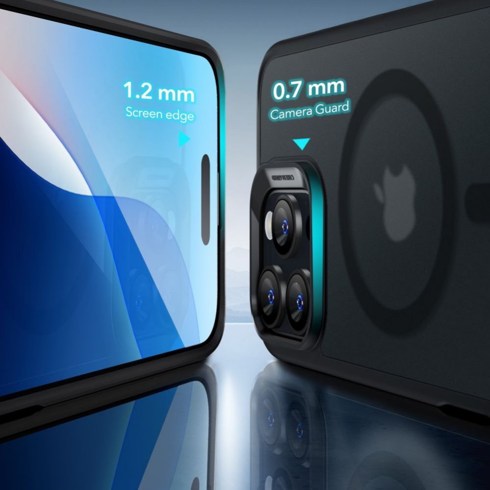 Other Phone Accessory ESR ESR CLASSIC HYBRID HALOLOCK MAGSAFE & TEMPERED GLASS IPHONE 16 PRO MAX FROSTED BLACK