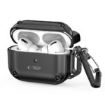 Cits mobilo telefonu aksesuārs Tech-Protect  TECH-PROTECT ROUGH HOOK Apple AIRPODS PRO 1 / 2 BLACK 