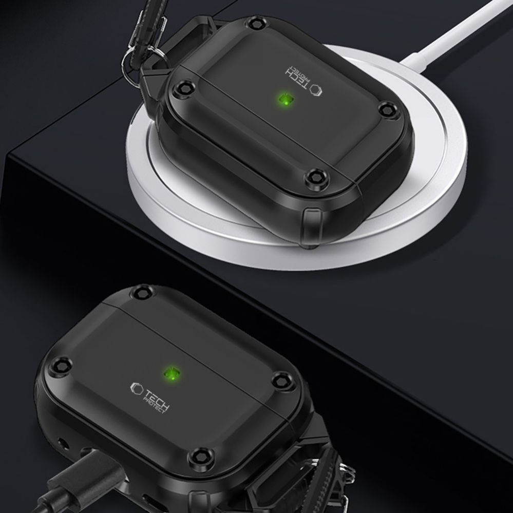 Other Phone Accessory Tech-Protect TECH-PROTECT ROUGH HOOK Apple AIRPODS PRO 1 / 2 BLACK