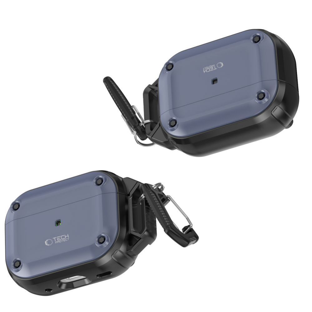 Other Phone Accessory Tech-Protect TECH-PROTECT ROUGH HOOK Apple AIRPODS PRO 1 / 2 STEEL BLUE