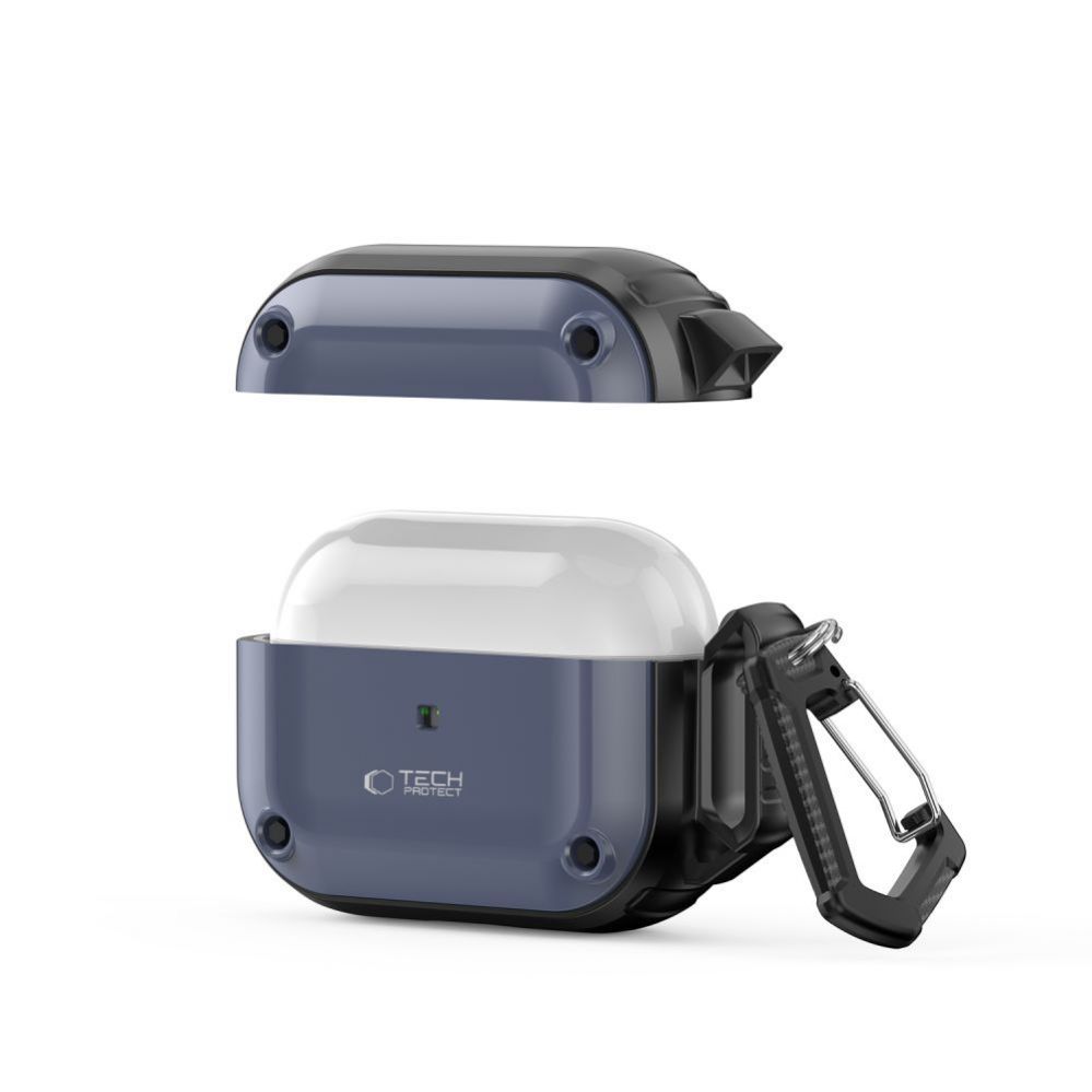 Other Phone Accessory Tech-Protect TECH-PROTECT ROUGH HOOK Apple AIRPODS PRO 1 / 2 STEEL BLUE