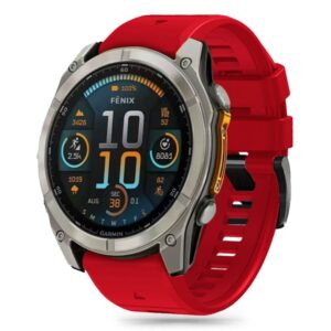 Other Phone Accessory Tech-Protect  TECH-PROTECT SILICONE LINE GARMIN FENIX 5X / 5X PLUS / 6X / 6X PRO / 7X / 8 (51 MM) RED 