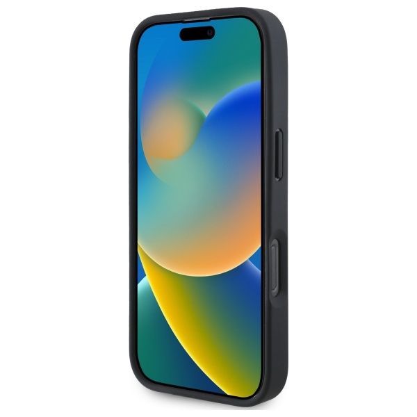 Muu telefoni lisavarustus BMW BMW BMHCP16X23RCGPK iPhone 16 Pro Max 6.9" black/black hardcase Sign Leather Crossing Lines Pattern