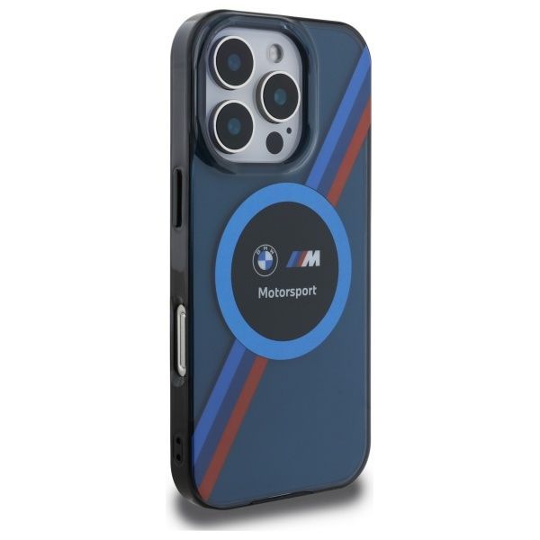 Other Phone Accessory BMW BMW BMHMP16L23HTPUV iPhone 16 Pro 6.3" navy blue/navy hardcase Motosport IML Circle MagSafe
