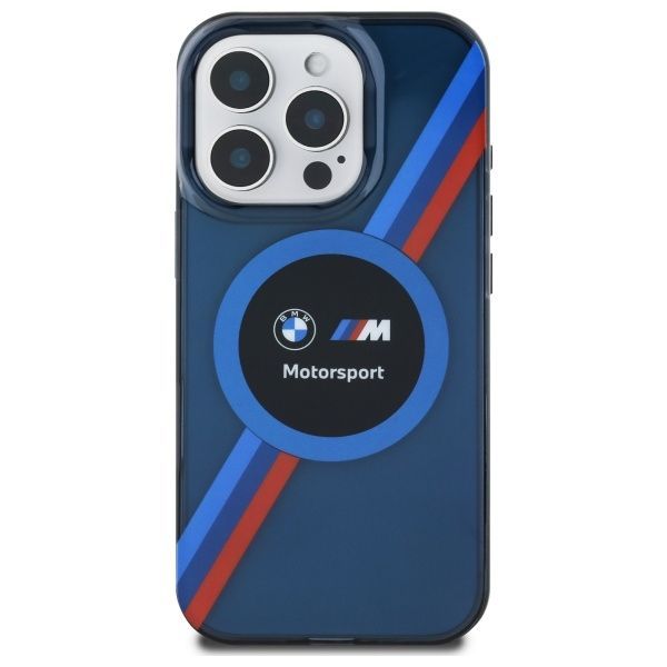 Other Phone Accessory BMW BMW BMHMP16L23HTPUV iPhone 16 Pro 6.3" navy blue/navy hardcase Motosport IML Circle MagSafe