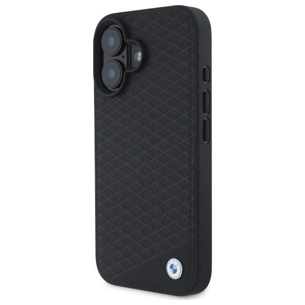 Other Phone Accessory BMW BMW BMHMP16S23RDDK iPhone 16 6.1" black/black hardcase Sign Leather Diamond Metal Logo MagSafe