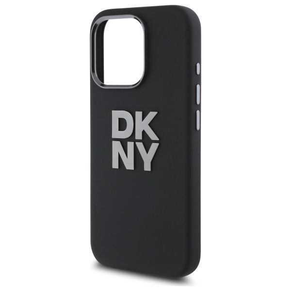 Other Phone Accessory DKNY DKNY DKHCP16LSMCBSK iPhone 16 Pro 6.3" black/black hardcase Liquid Silicone Metal Logo