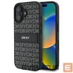 Muu telefoni lisavarustus DKNY  DKNY Texture Pattern Tonal Stripe iPhone 16 Case - Black 