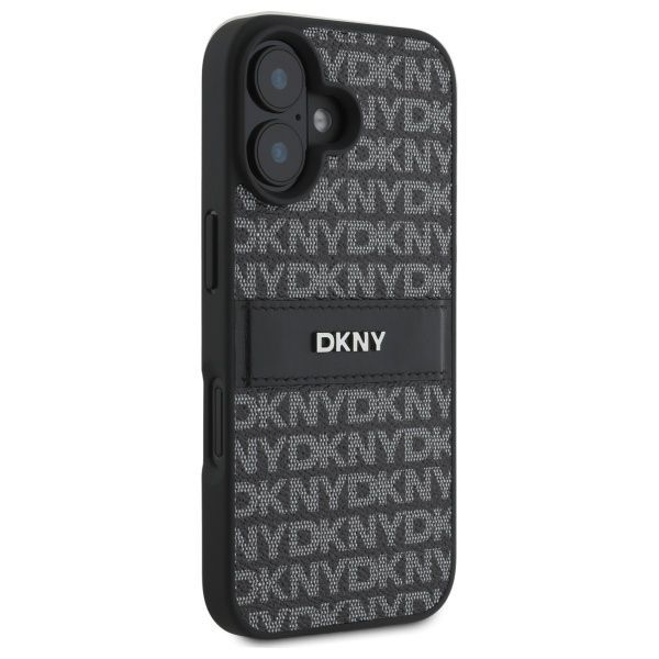 Muu telefoni lisavarustus DKNY DKNY DKHCP16SPRTHSLK iPhone 16 6.1" black/black hardcase Texture Pattern Tonal Stripe