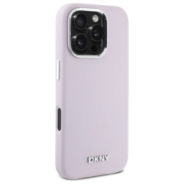 Other Phone Accessory DKNY DKNY DKHMP16XSMCHLP iPhone 16 Pro Max 6.9" pink/pink hardcase Liquid Silicone Small Metal Logo MagSafe