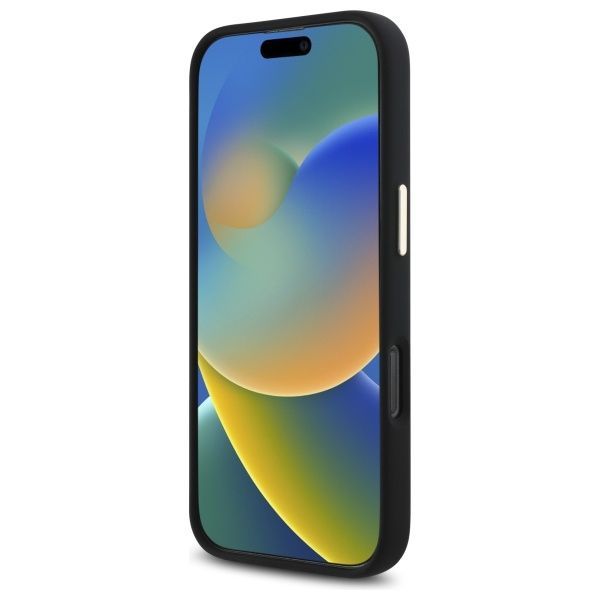 Muu telefoni lisavarustus Guess Guess GUHCP16LM4DGPK iPhone 16 Pro 6.3" black/black hardcase Silicone Logo Strass 4G