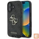 Other Phone Accessory Guess  Guess 4G Big Logo iPhone 16 Plus Case - Black 