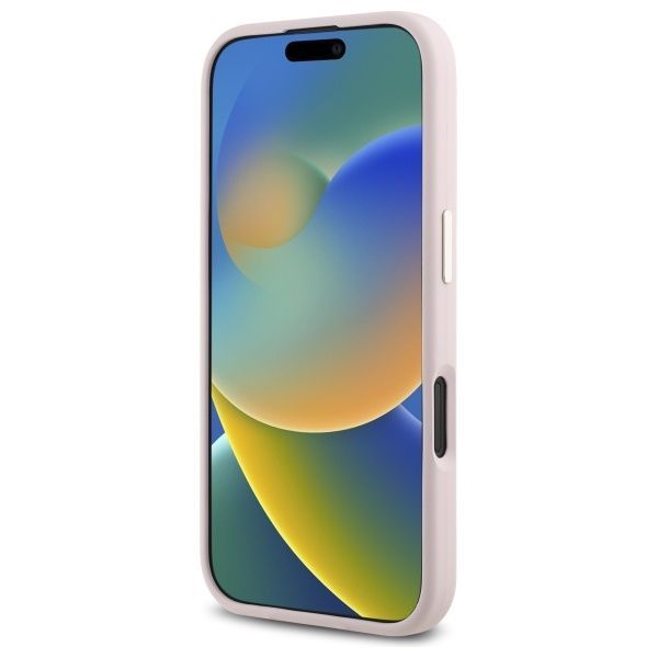 Other Phone Accessory Guess Guess GUHCP16SM4DGPP iPhone 16 6.1" light pink/pink hardcase Silicone Logo Strass 4G