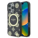 Other Phone Accessory Guess  Guess GUHMP16LH4PYEEK iPhone 16 Pro 6.3" black/black hardcase IML Peony On 4G Background MagSafe