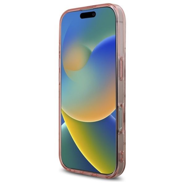 Muu telefoni lisavarustus Guess Guess GUHMP16LH4PYEEP iPhone 16 Pro 6.3" pink hardcase IML Peony On 4G Background MagSafe