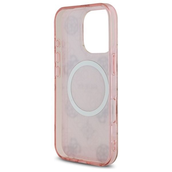 Muu telefoni lisavarustus Guess Guess GUHMP16LH4PYEEP iPhone 16 Pro 6.3" pink hardcase IML Peony On 4G Background MagSafe