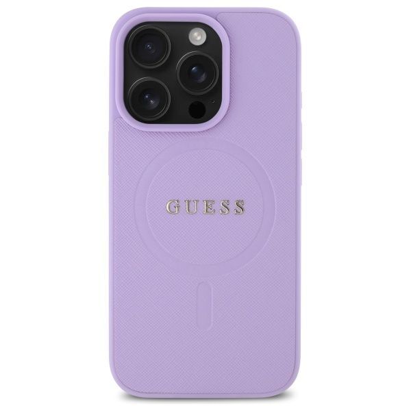 Muu telefoni lisavarustus Guess Guess GUHMP16LPSAHMCU iPhone 16 Pro 6.3" purple/purple hardcase Saffiano MagSafe